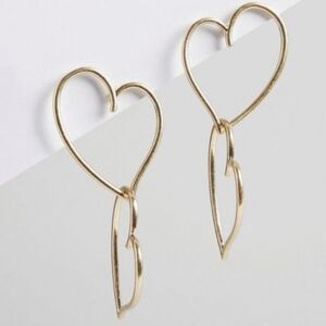 TORRID Intertwined Heart Drop Earrings